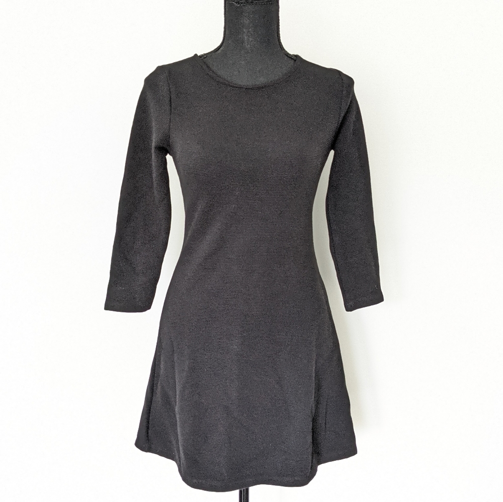 F21 Black Skater Dress